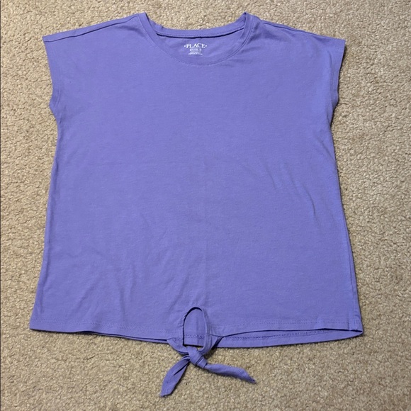 The Children's Place Other - The Children's Place Lavender Tie-Front Tee Size 16 XXL NWOT